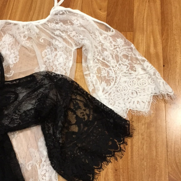 Cover up Dress Lace Embroidered BOHO - Picture 5 of 5